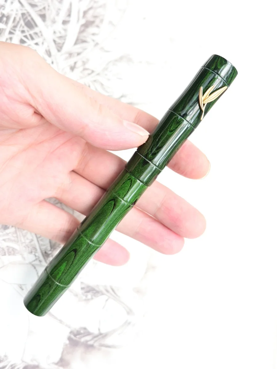 Bamboo Joint Hand Made Cumberland Hard Rubber BOCK/Schmidt Fountain Pen Business Writing Stationery Student Gift