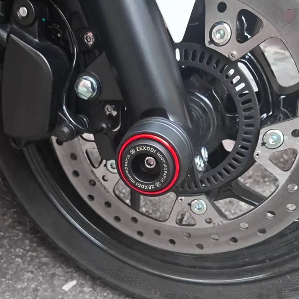 Für DUCATI Multistrada V4 S Sport Rally MTS V4S Zubehör Motorrad Vorderrad-Achsgleitschutz Pad Hinterer Ständer-Schutz – Detail 6