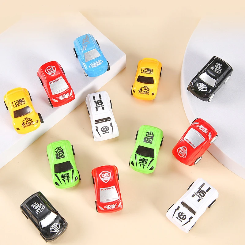 10Pcs Children's Pull Back Toys Small Cars Fun Mini Multi-colour Toy Car Children's Birthday Party Small Toys Kindergarten Gift