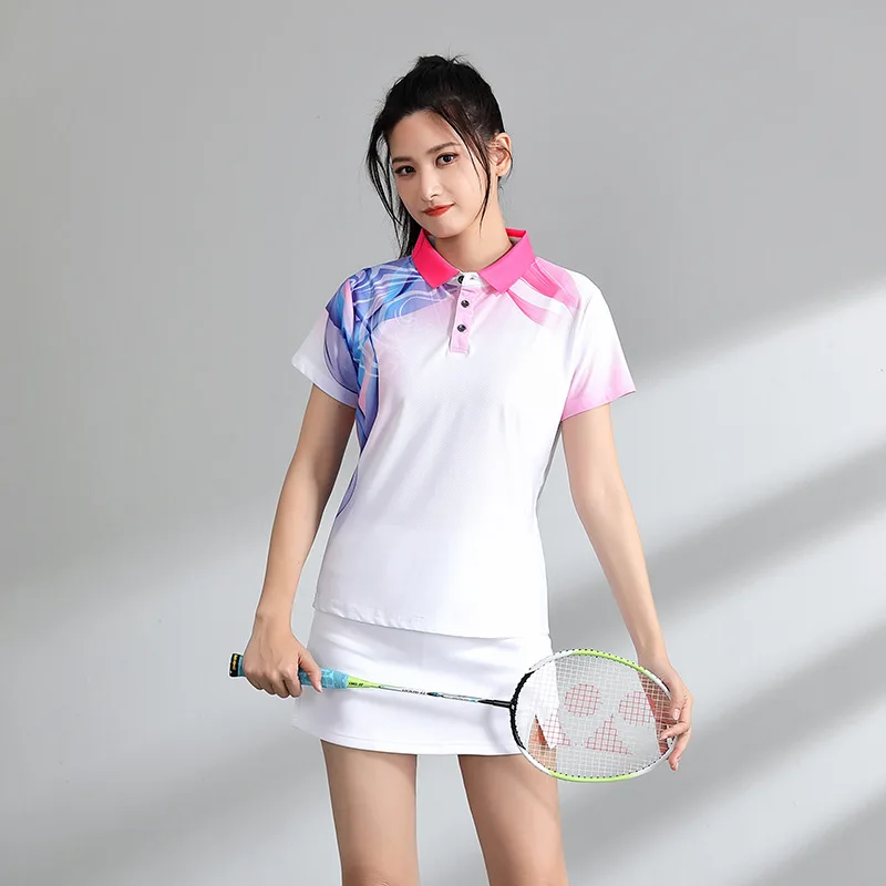 2023 New Quick-Dry Tennis Sports Shirt Men Women Table Tennis Jerseys For Men Badminton Uniform Clothes Ping Pong Team Wear