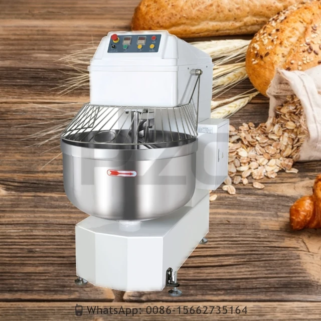 Baking Equipment 33kg Flour Mixing Pizza Dough 80L Commercial Bread Mixer Machines Spiral Mixer Buy Dough Mixer AliExpress 6