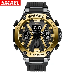 SMAEL 8087 sports waterproof electronic watch  alloy men's multifunctional