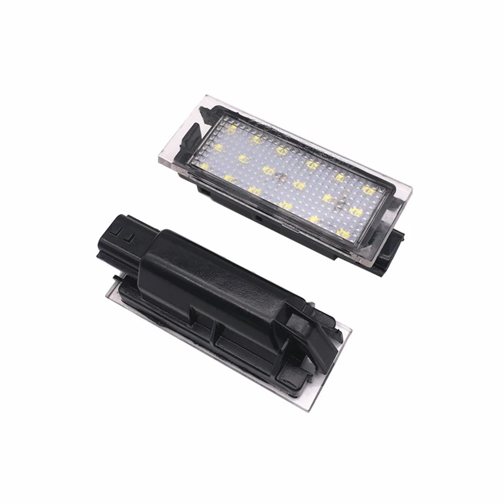 For Renault Megane 3 Clio Laguna 2 Megane 3 Twingo Master Vel Satis Car LED Number License Plate Light