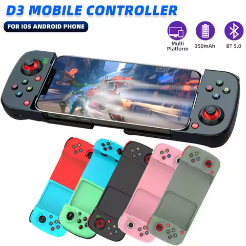 Wireless Bluetooth 5.0 Gamepad Stretchable Game Controller For Mobile Phone Android &amp; Ios Gamepad Joystick Gamepad For PS4 Phone