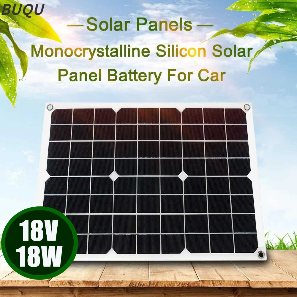 

BUQU Solar Panel 15W Foldable USB 5V Monocrystal Solar Cell Waterproof Charger Outdoor Mobile Power Battery Charger Solar Panel