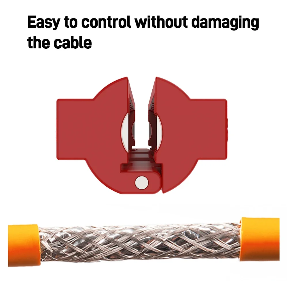 AMPCOM 전기 와이어 스트리퍼 펜 네트워크 케이블 도구, 와이어 케이블 커터, 로터리 동축 와이어 스트리핑 커팅 머신 플라이어