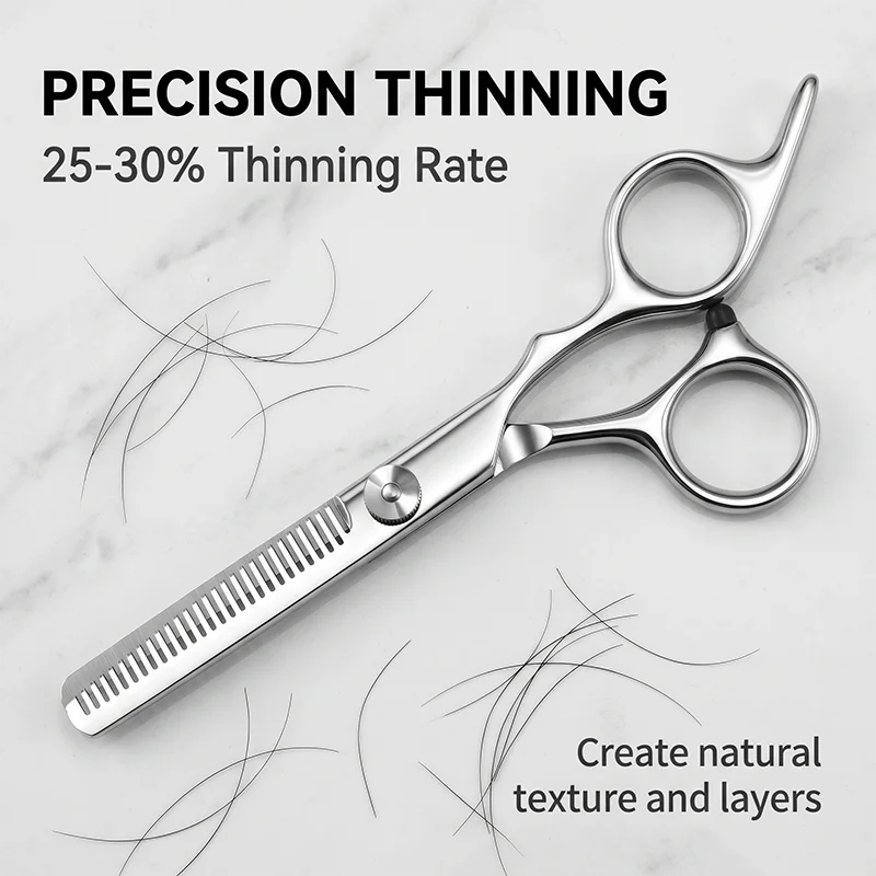 Hair Scissors 6.5 Professional Hairdressing Scissors Thinning Barber Scissor Set Hair Cutting Scissors