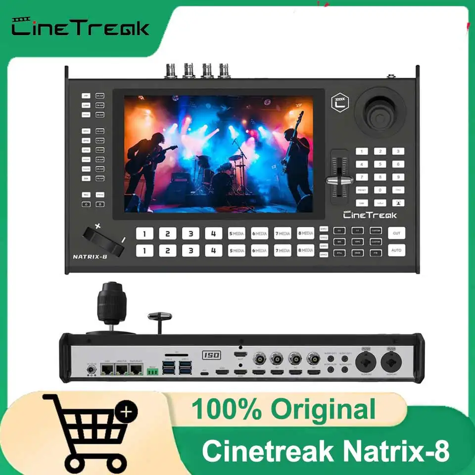 CineTreak Natrix-8 8-Channel HDMI SDI Live Streaming Video Switcher