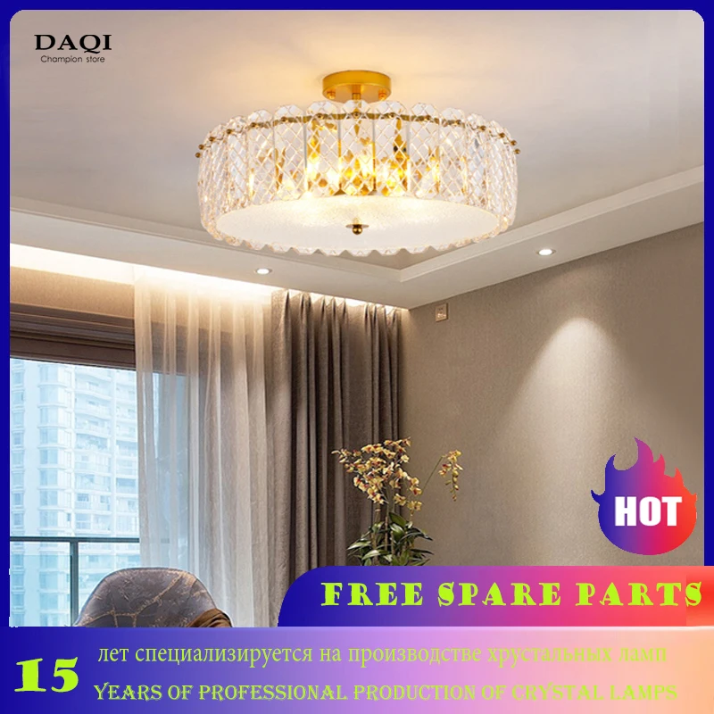 

Nordic crystal lamp living room crystal chandelier lamp bedroom lamp hotel crystal pendant lamp kitchen home decoration lighting