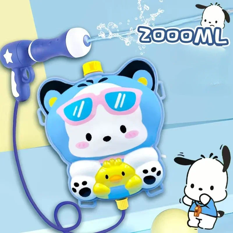 Kawaii Sanrio nowy moja melodia Kuromi letnie dzieci kreskówka postacie z Anime plecak wodny zestaw pistoletów chłopcy zabawki prezent weekendowy