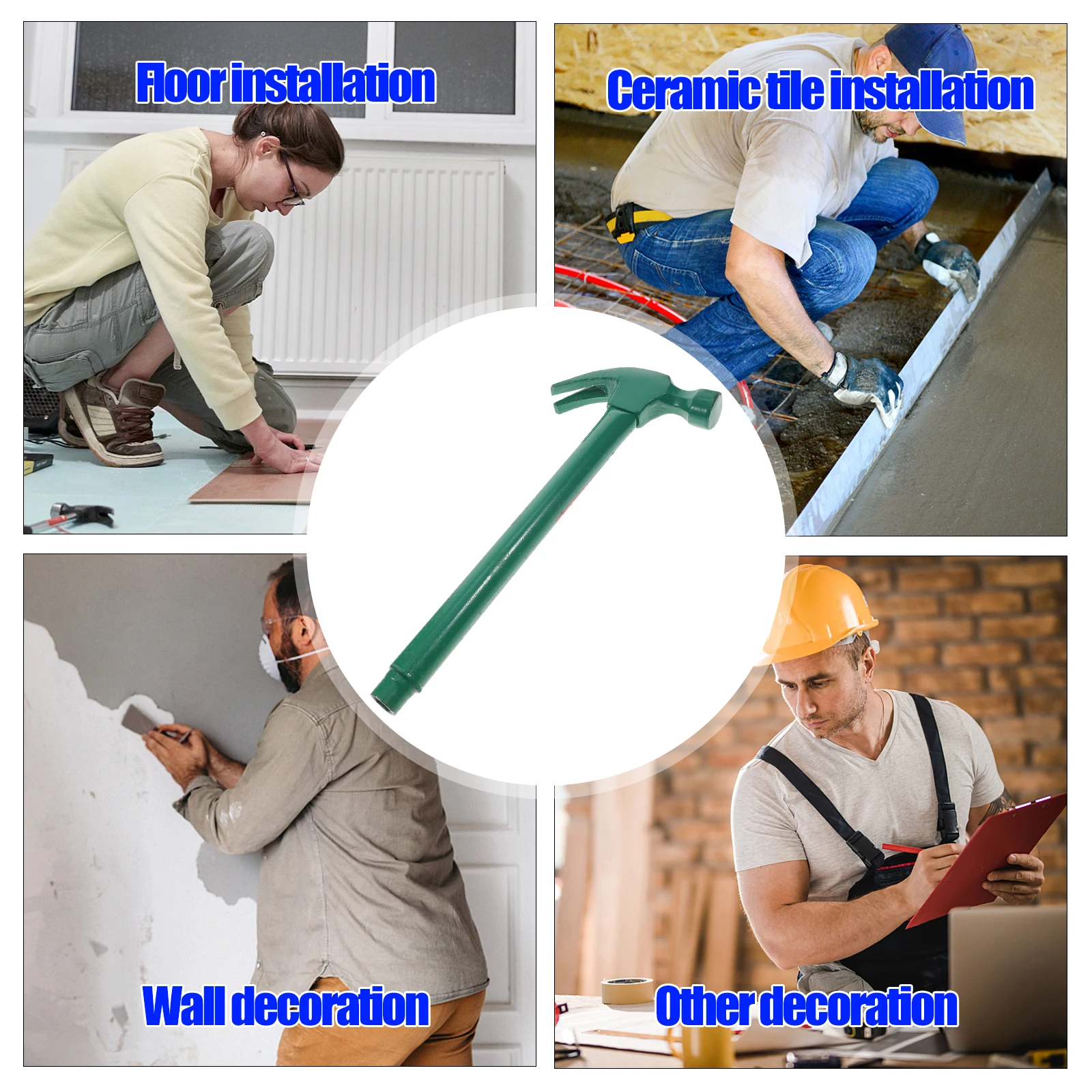 

Claw Hammer Carbon Steel Anti-Skid Handle Lightweight For Home Fixing Carpentry Construction Multi-Functional Nail Pulling Tool