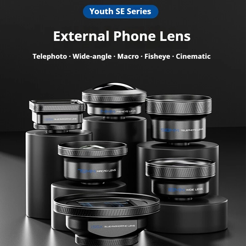 NEEWER External Phone Lens For iPhone Android Wide-angle Lens Portrait Lens Macro Lens Movie Lens Fisheye Lens For Phone