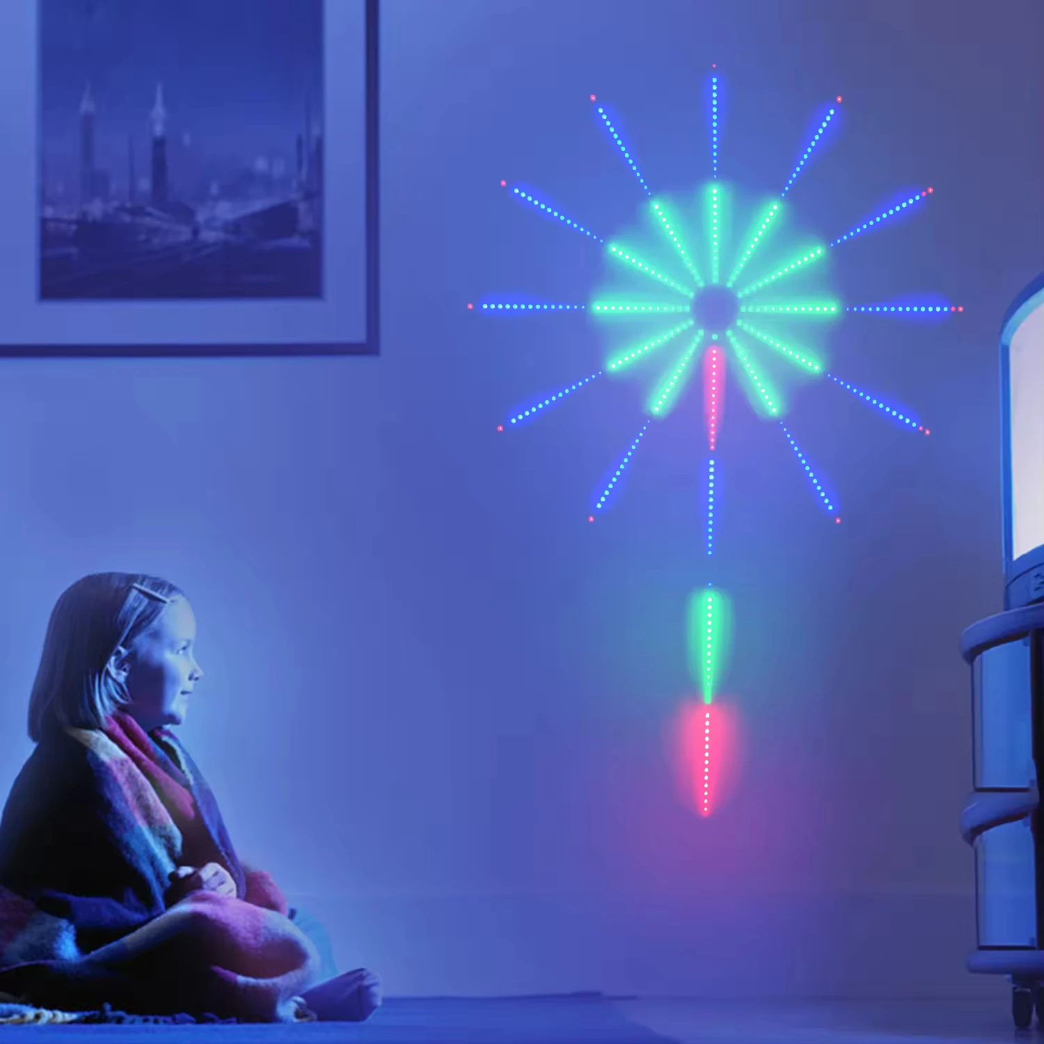 Vuurwerk LED-licht Smart RGBIC - Smart Home Yellow recensie en prijs