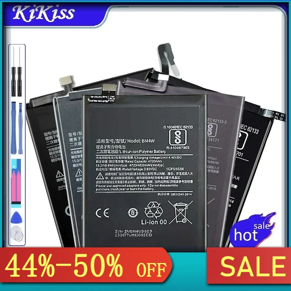 BM4Q BM47 BM3L BM3M BM4E BM4F BM4H BM4P BP40 BP41 BN30 BN34 BN42 BN46 Battery For Xiaomi Redmi K30 K20Pro Mi POCO F2Pro A3 9T