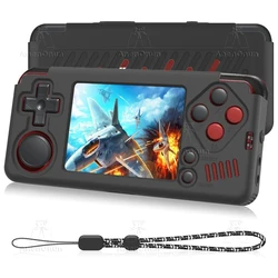 Miyoo A30 Full Protective Case with Lanyard Anti-fall Anti-scratch Anti-slip High Quality Black Silicone Soft Shell Cover Skin