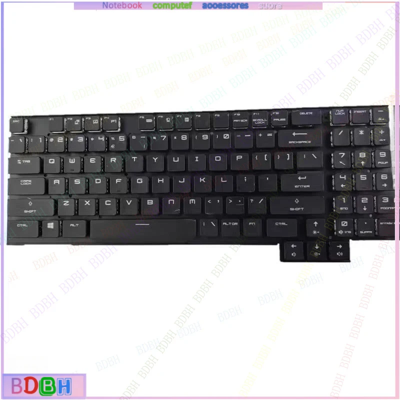 ZQ  Mechanical KR Keyboard For MSI GT75 TITAN 8RF 8RG/SF 8SG 9SG 9SF 10SG/SF GT75VR