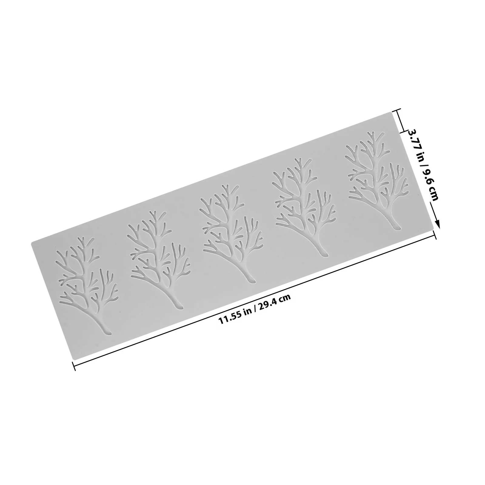 Stampo per fondente in silicone a forma di foglia da 5 pezzi per torta al cioccolato, accessorio da cucina fai da te, strumento di cottura per stampo flessibile riutilizzabile