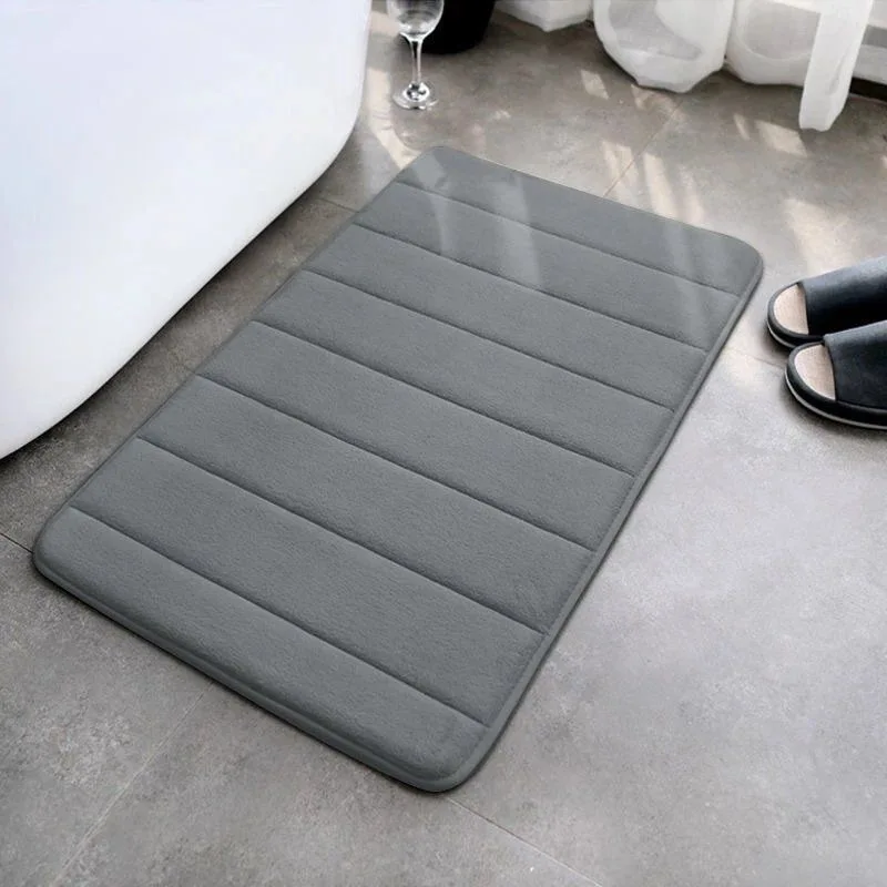 Modern Bath Mat for Bathroom Extra Soft and Absorbent Bath Rug Non-Slip Floor Mat for Home