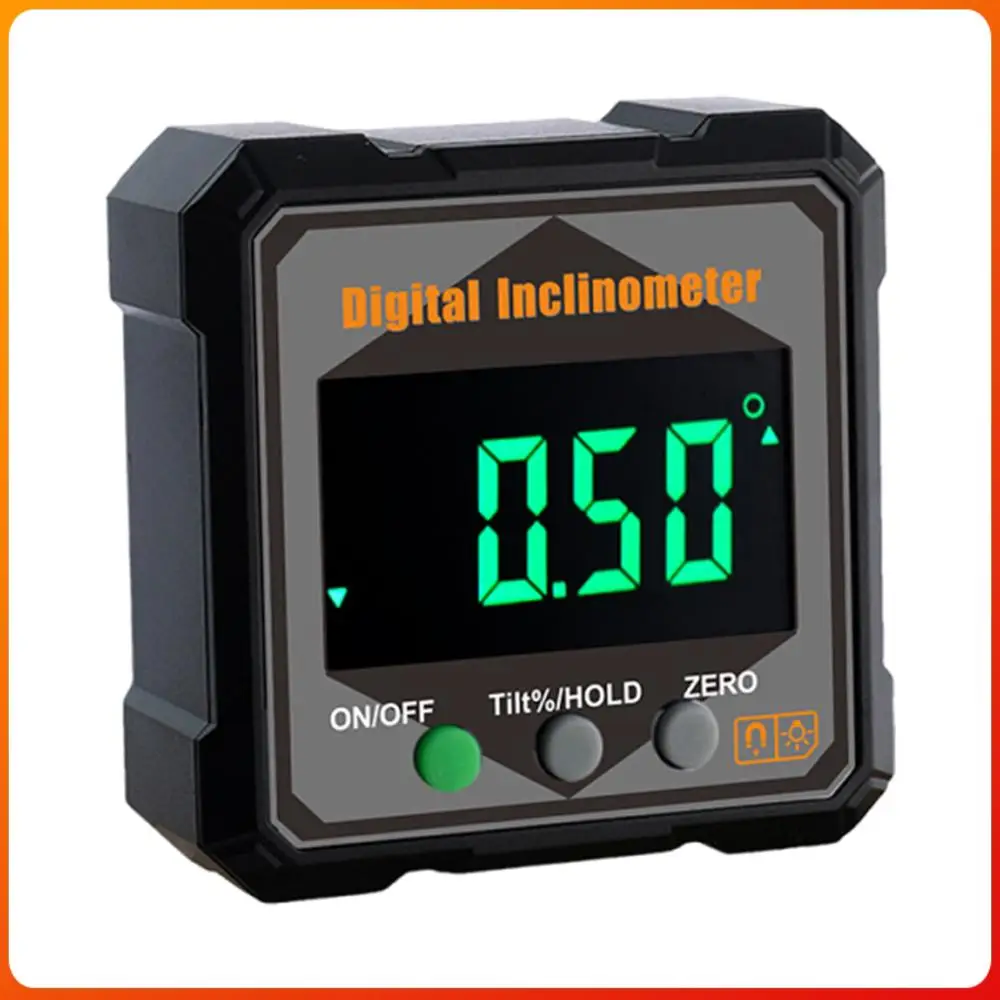 

Магнитный угломер с 4 сторонами, LED-экраном, для настольной пилы, угломер-транспортир, противоскользящий, высокоточный, для измерения углов, инструмент для деревообработки