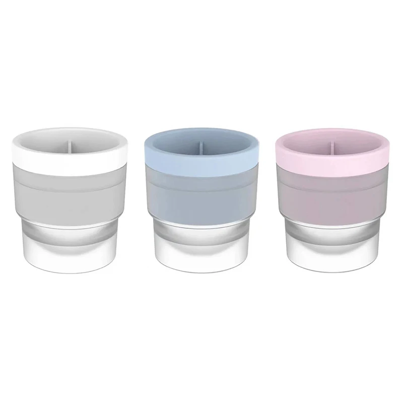 1Pc Silicone Ice Cube Maker Large Ball Shape Mold Food Grade Round Tray Bar Cool Gadgets Kitchen Accessories Making Mould