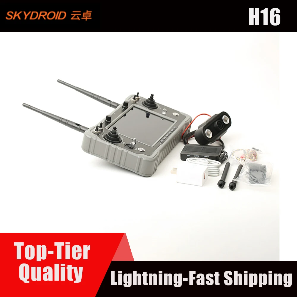 جهاز إرسال الفيديو والقياس عن بعد الرقمي الجديد Skydroid H16/H16Pro |   20KM 1080P 2.4 جيجا هرتز 16CH FHSS، مع كاميرا MIPI وجهاز استقبال R16