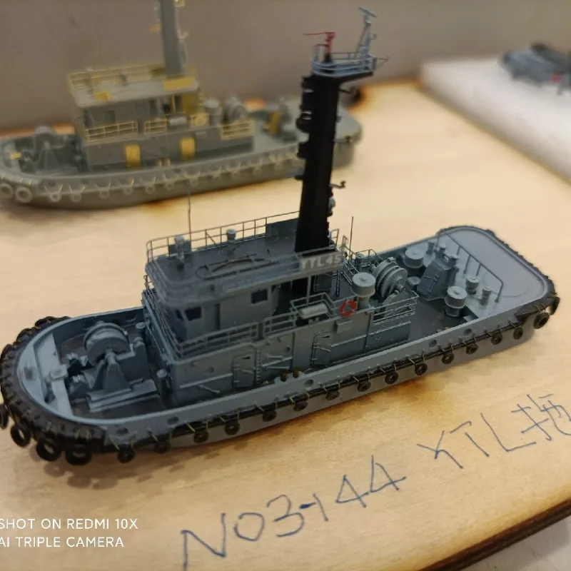 orangehobby-n03-144-128-1-350-taiwan-navy-ytl-45-harbor-tugboat-resin-model-kit-full-hull