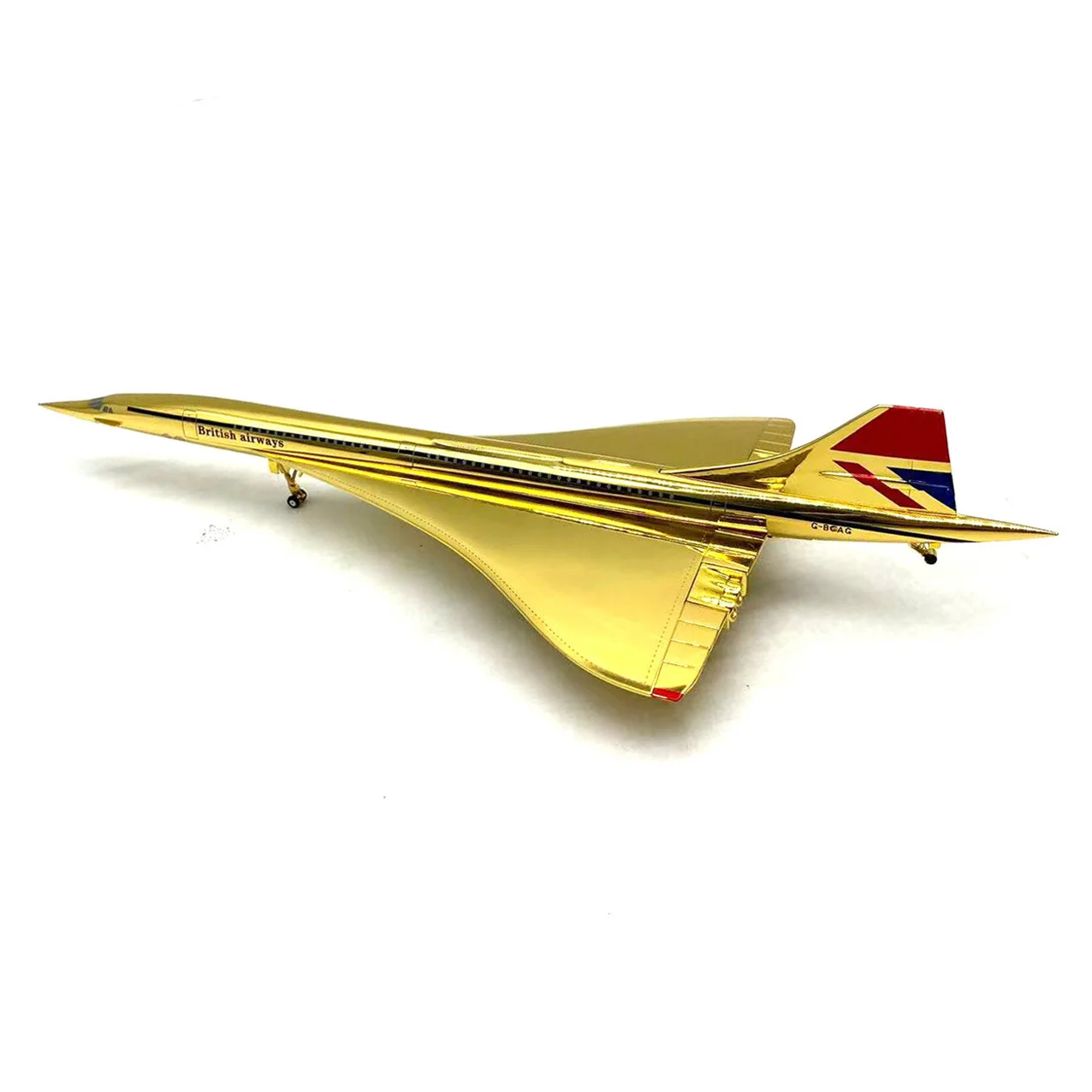 

Модель гражданского самолета из сплава, британский Airways Concorde, масштаб 1:200, модель самолета, комплект сувенирной игрушки для детей для мальчиков