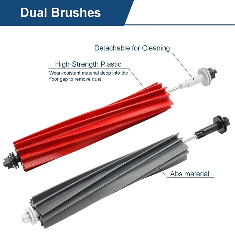 สำหรับ roborock เครื่องดูดฝุ่นหุ่นยนต์อัลตร้า S8โปรแปรงด้านข้างหลักตัวกรอง HEPA ผ้าซับอุปกรณ์เสริมอะไหล่