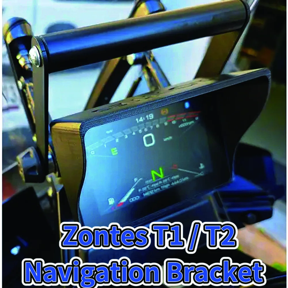 T1 / T2 Navigation Bracket For Zontes T1 / T2 Mobile Phone Holder Modification Accessories  Zontes T1 / T2