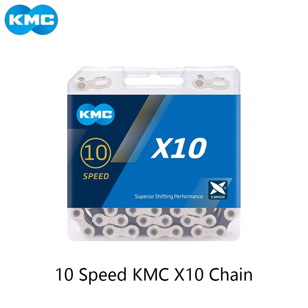 KMC 10 Speed X10 Bike Chain Sunshine 10S 11-25T/28T/32T/36T/40T/42T/46T/50T Cassette For MTB Bicycle Parts