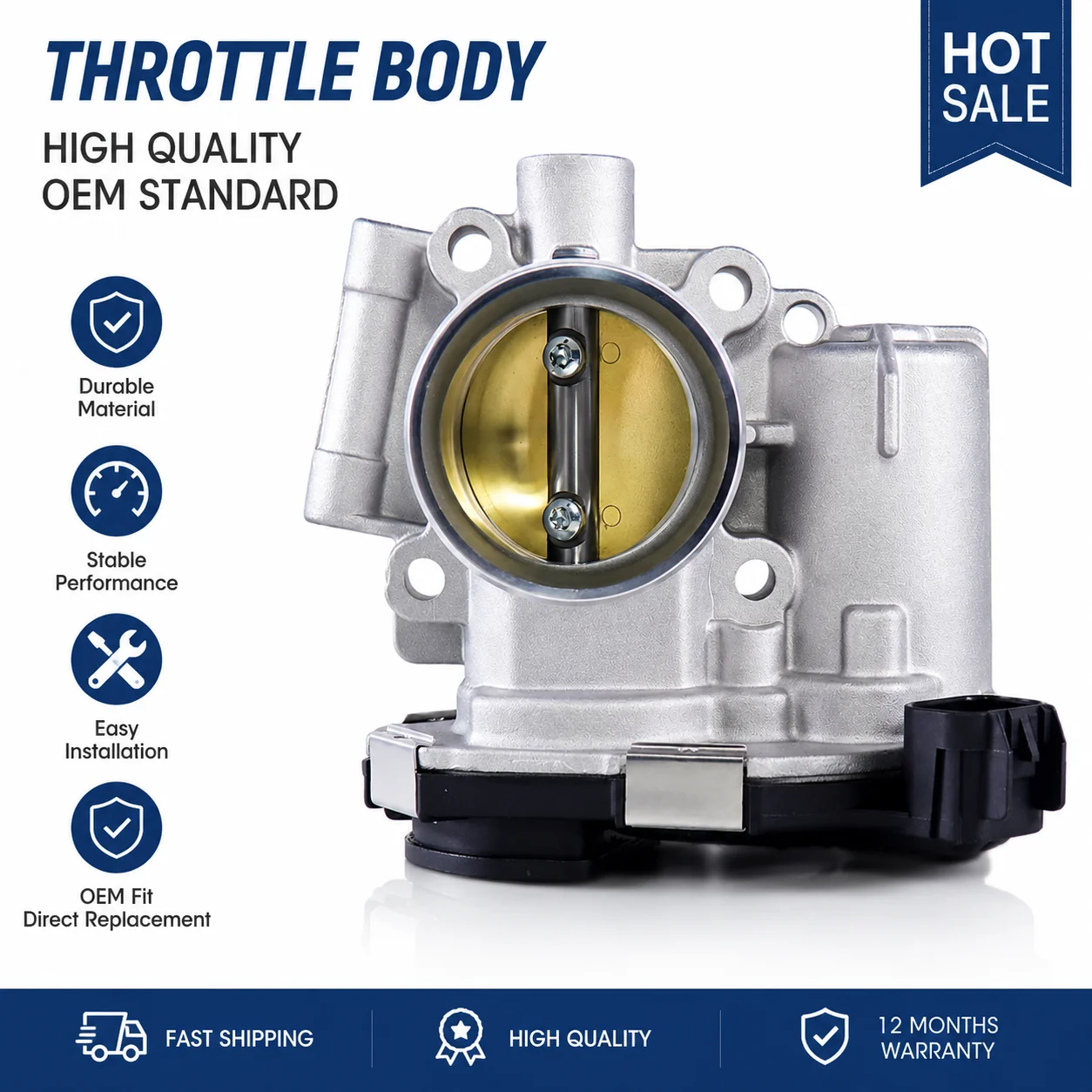 

0280750482 55562270 Throttle Body For Chevrolet Volt Aveo Sonic Opel Corsa Astra Meriva Adam Cadillac ELR 1.2L 1.4L Hybrid
