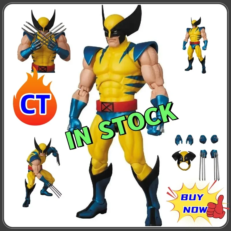 2026 Auf Lager Ct Toys Wolverine Actionfigur MAFEX Nr. 02 Anime Figuren X-Men Figur Deadpool Wolverine PVC Statue Modell Spielzeug