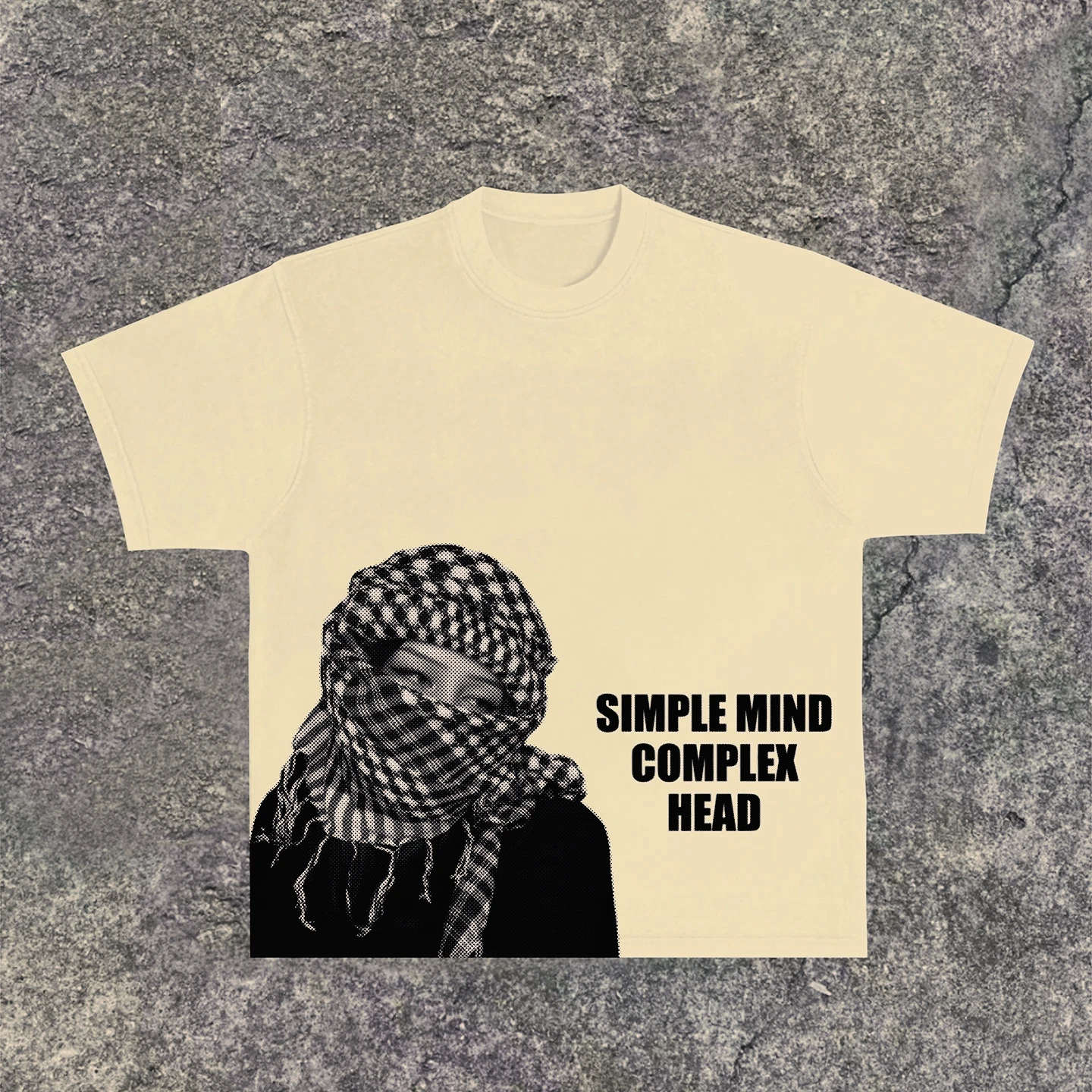 خمر بسيط العقل X مجمع رئيس الجرافيك القطن تي شيرت مطبوع الرجال Y2K الصيف قصيرة الأكمام المعتاد تي شيرت المرأة بلايز عادية