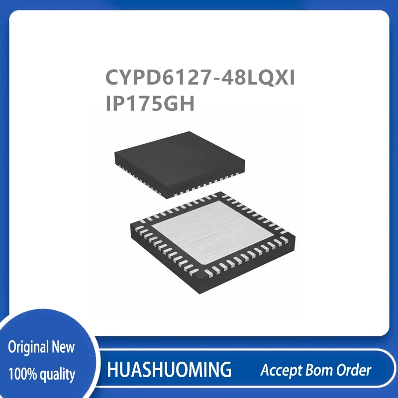 2Pcs/Lot CYPD6127-48LQXI CYPD6127 IP175GH IP175 QFN48