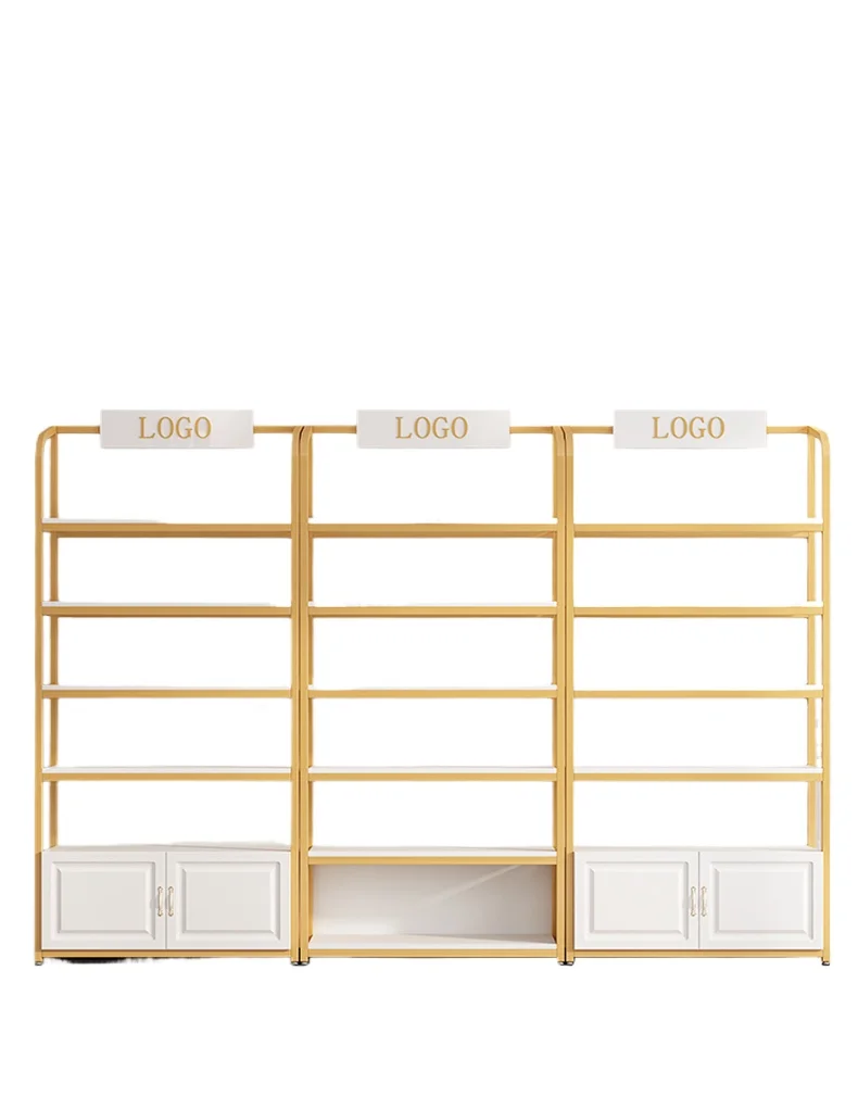 Shelf Display Rack Cosmetics Display Cabinet Beauty Salon Products Maternal and Infant Skin