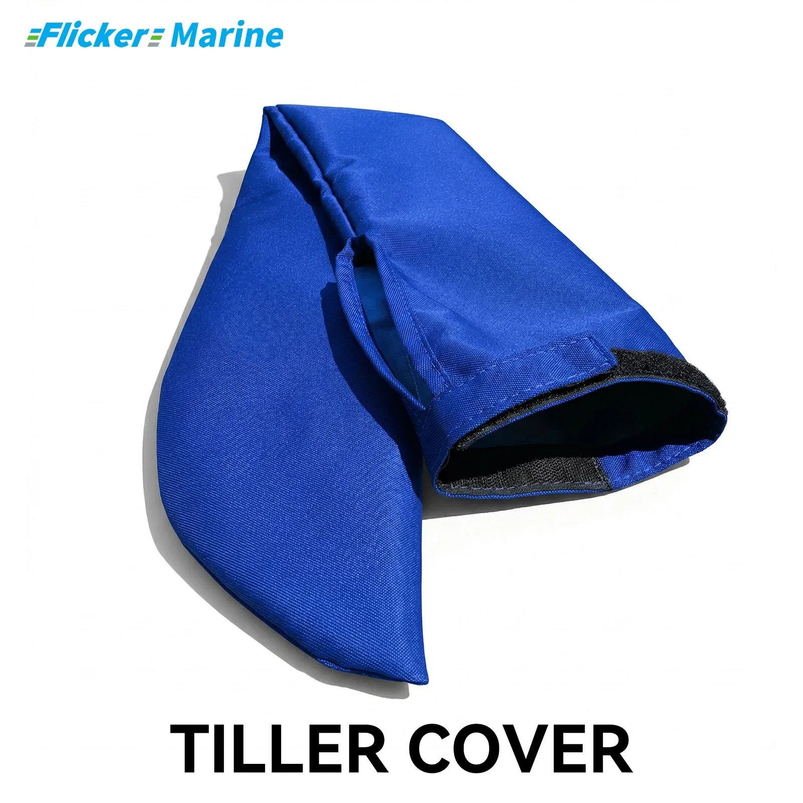 flicker-marine-カラフルなティラーカバー、耐久性のあるマリン生地、安全にフィットするデザイン、簡単な取り付け、ステアリング保護、互換性あり