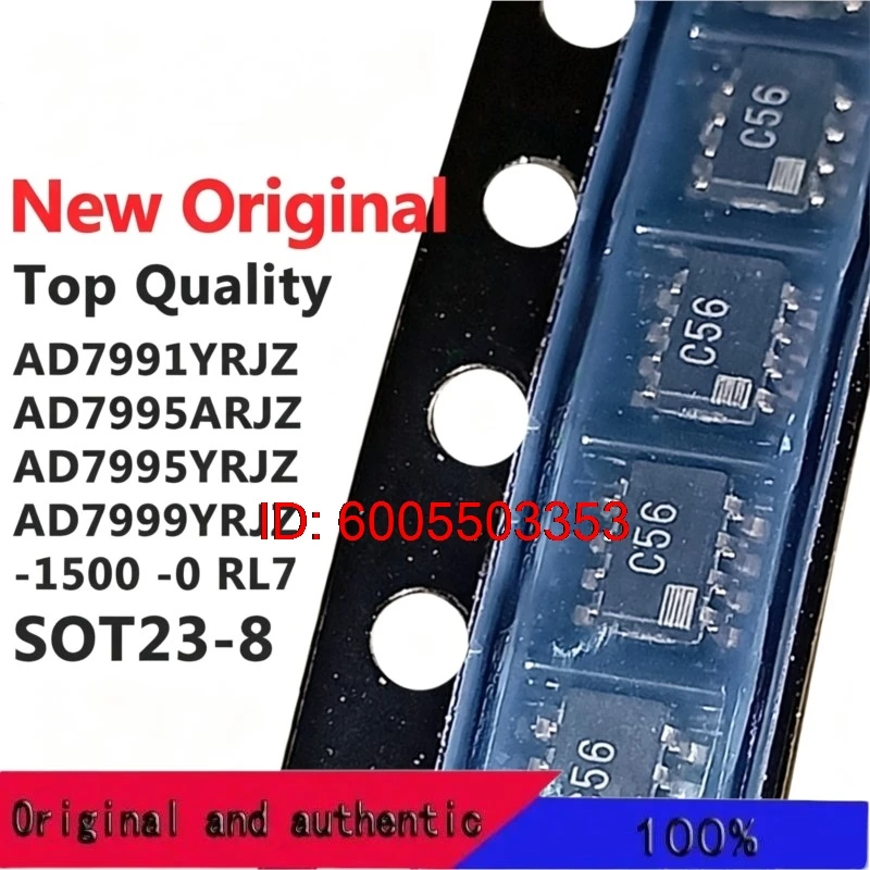 (1 Piece) AD7991YRJZ AD7995ARJZ AD7995YRJZ AD7999YRJZ -1500 -0 RL7 SOT-23-8 C56 C6Y C58 C5B New Original Chip