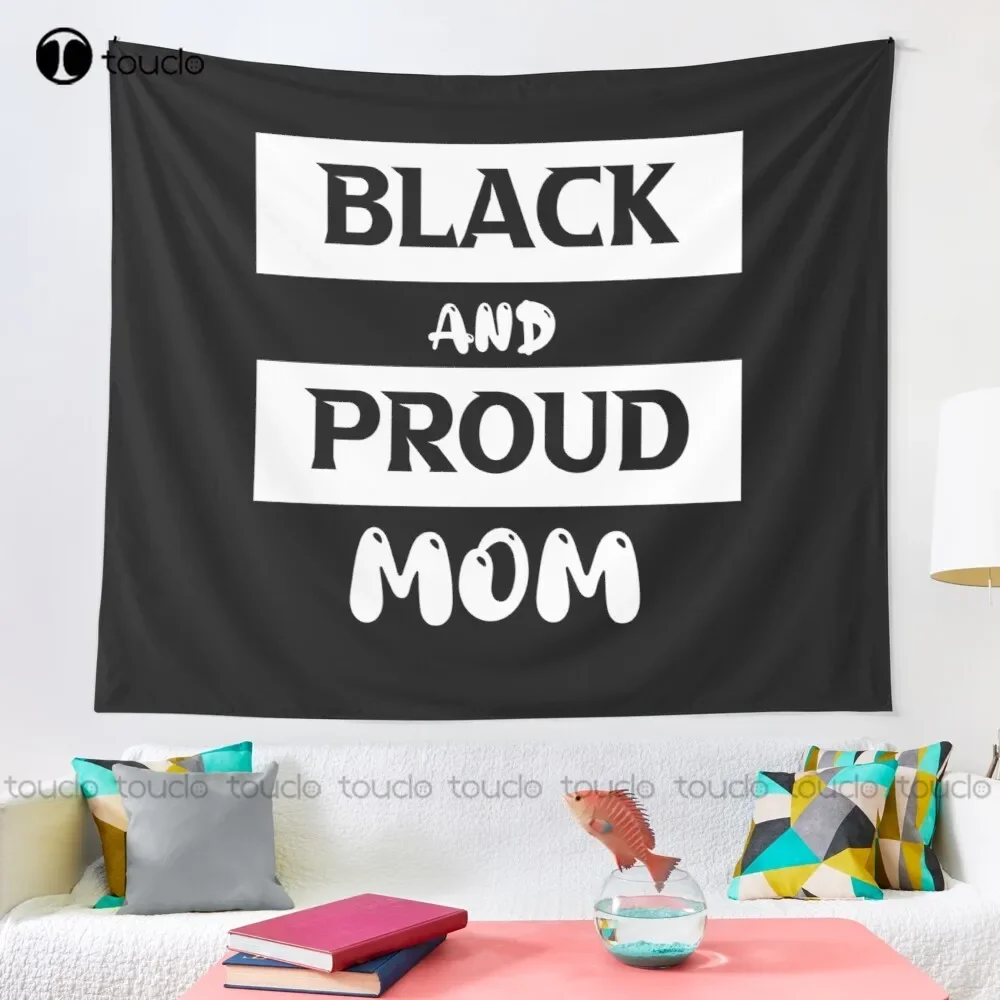 New Black & Proud Mom Tapestry Wall Tapestry In Store Tapestry Wall Hanging For Living Room Bedroom Dorm Room Home Decor