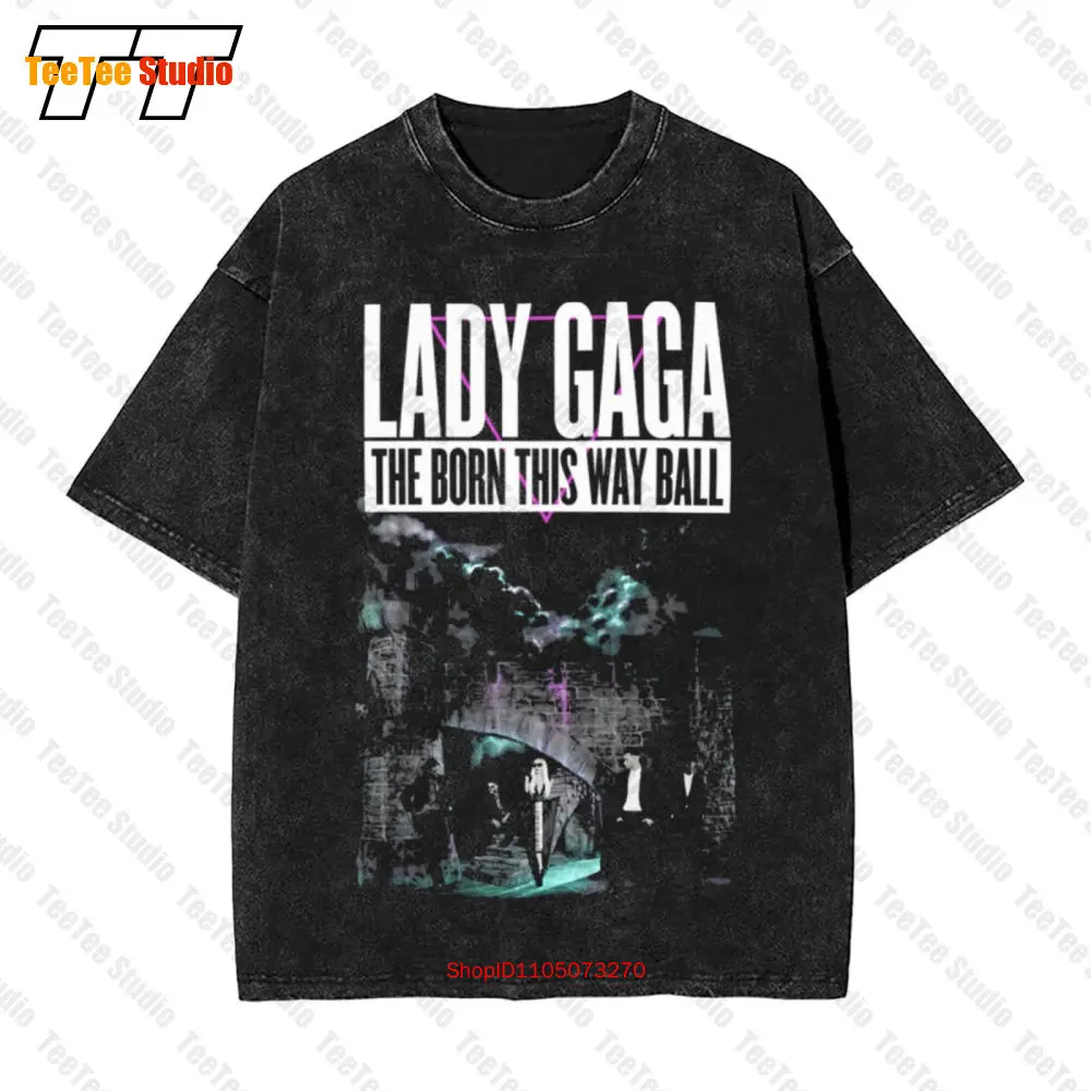 Lady Gaga Castle Tour 2013 The Born This Way Ball Pop Music Essential Cotton T-Shirt C0SQ