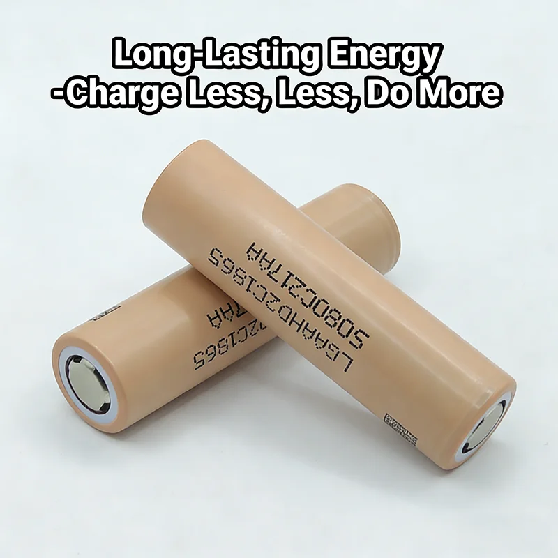 100% New Original  LGAAHD 18650 High Discharge 3.7V 4800mAh 18650 Rechargeable Battery Flashlight Flat-top Lithium Battery view 5