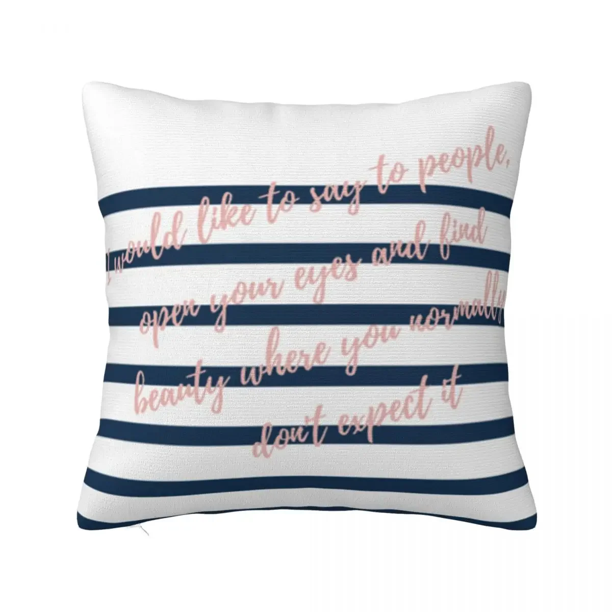 Funda de almohada cuadrada con citas de Jean Paul Gaultier, cojín con cremallera, cojín decorativo cómodo para el hogar y el coche