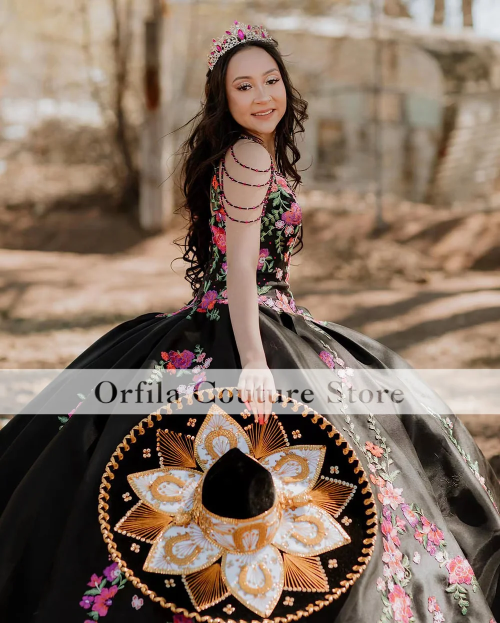 Charro-Vestidos De quinceañera bordados para niñas, Vestidos De 15 Años con apliques De estilo mexicano XV, Vestidos De desfile para baile De graduación, 2022