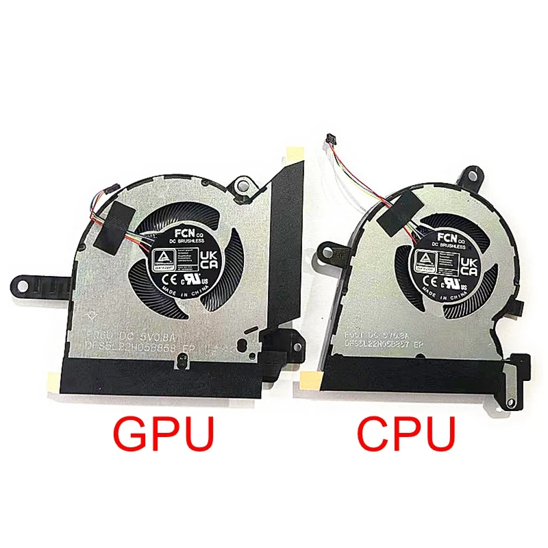 New Laptop CPU GPU Cooling Fan For ASUS ROG FLOW X13 GV302X GV302 GV302R GV302Q GV302QC GV302QH Cooler 2023 DC 5V 0.8A