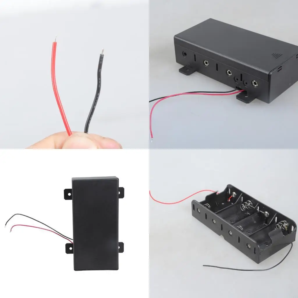 다양한 전자 장치의 범용 LR20 D 배터리 홀더 ABS 케이스