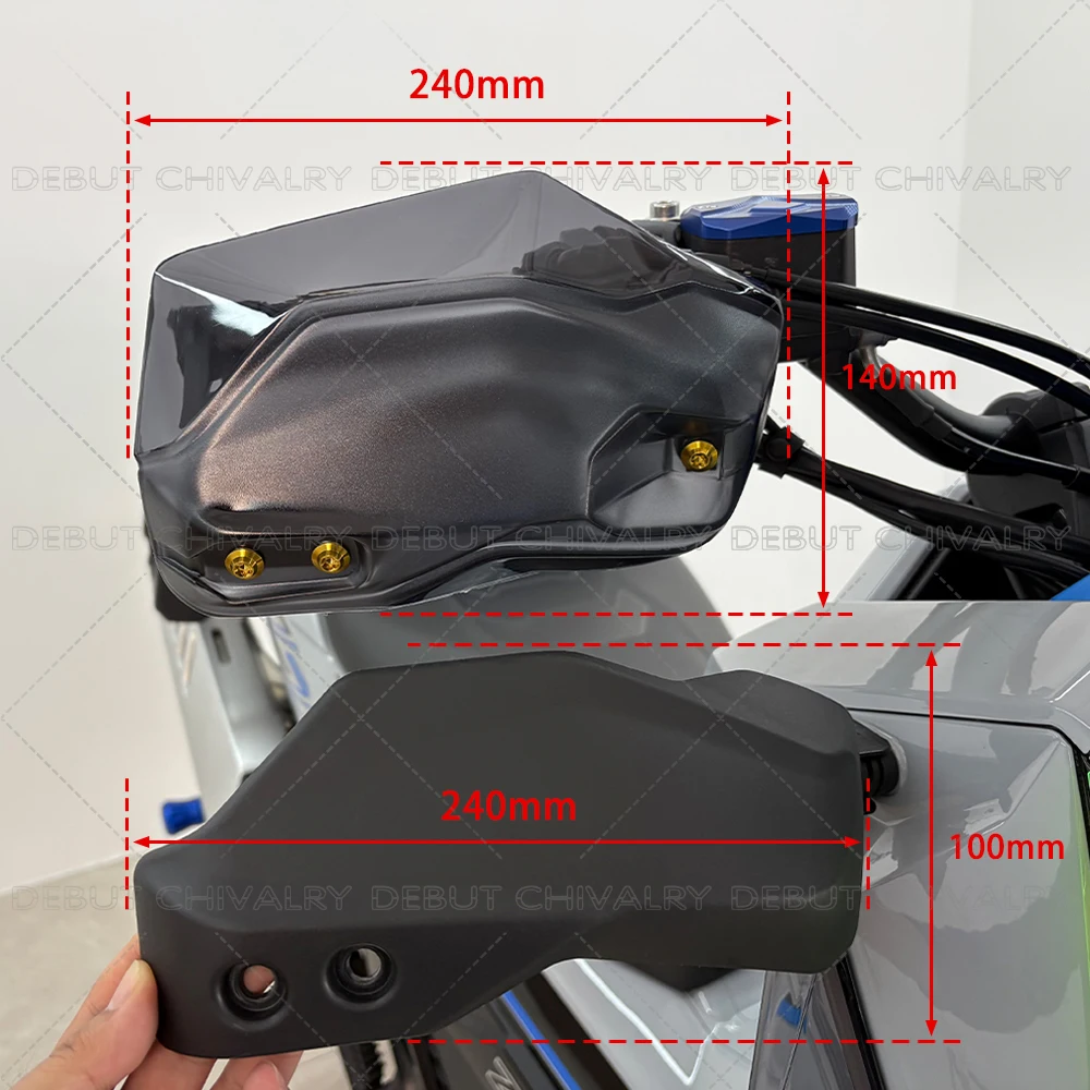 Motorcycle Handguards FOR ZONTES 368G 400G 2024 2025 2026 Hand Shield Handlebar Brake Windshield Hand Guard Protection Extension