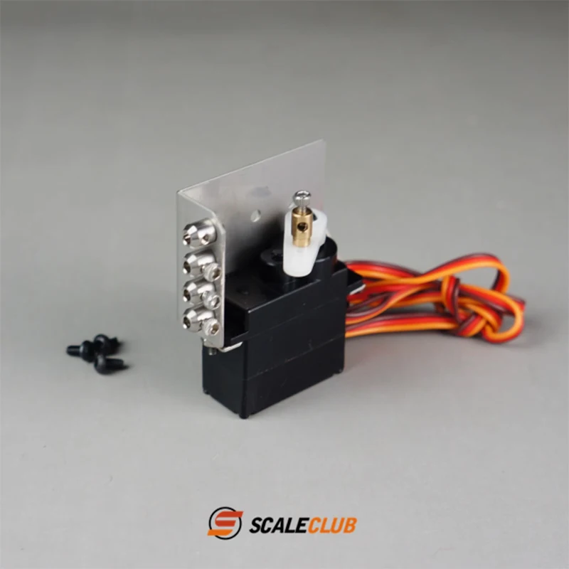 

Scaleclub Model 1/14 Tractor Mud Head With Diy Lock Difference Servo With Mounting Bracket For Tamiya Lesu For Scania Man Parts