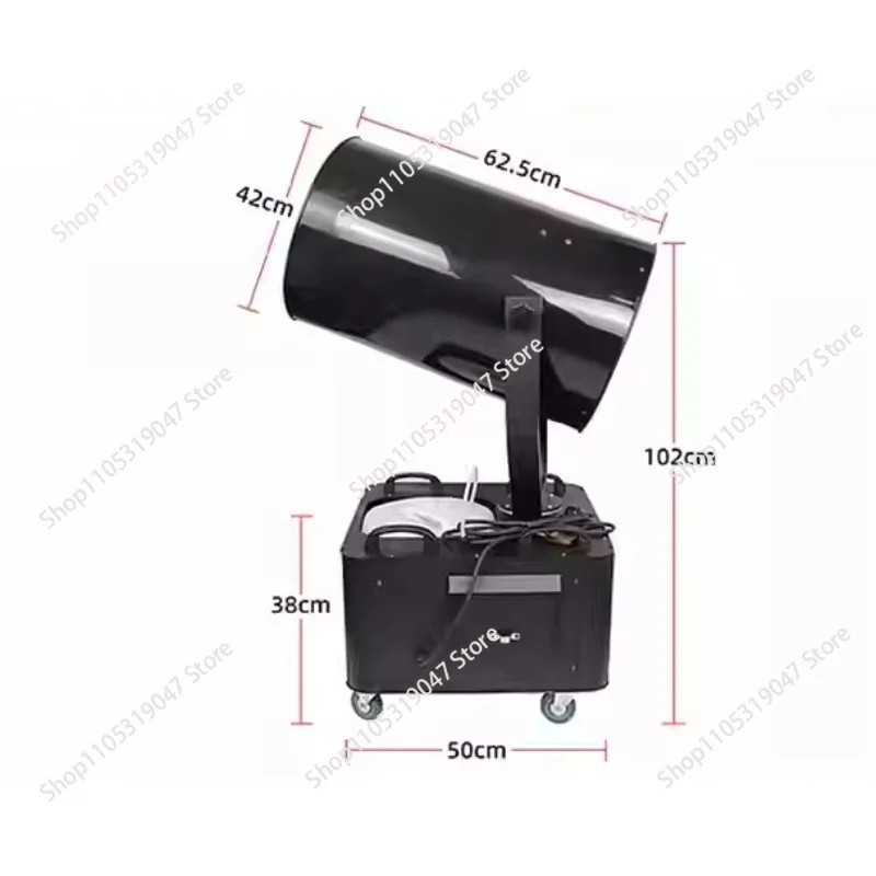 Commercial Snow Effect Machine 3500W, Heavy Duty Rotating Foam Machine for Christmas Stage and Event Decoration