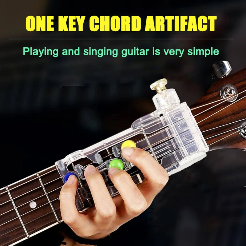 Hot Sale Guitar Beginner Training Chord Learning Tool Finger Painless Attachment Practice Accessories