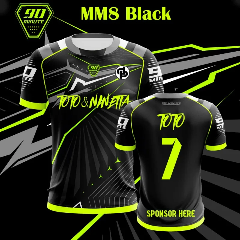 

2025 New Men's and Women's Breathable Loose Short Sleeved T-shirt 90 Minute Series 3D Printed T-shirt Sports Comfortable Moto To