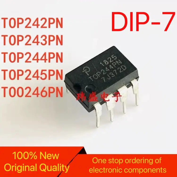 【10PCS】TOP242PN TOP243PN TOP244PN TOP245PN TOP246PN Power Management Chip